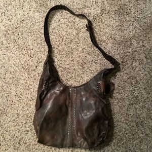 Frye Dark Brown Leather Crossbody